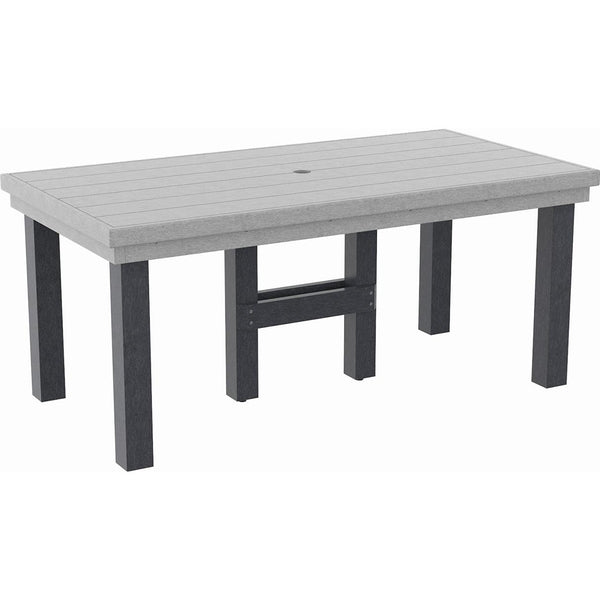  C.R. Plastic Products Napa T302-18-19 72" Dining Table - Light Grey/Slate Grey IMAGE 1