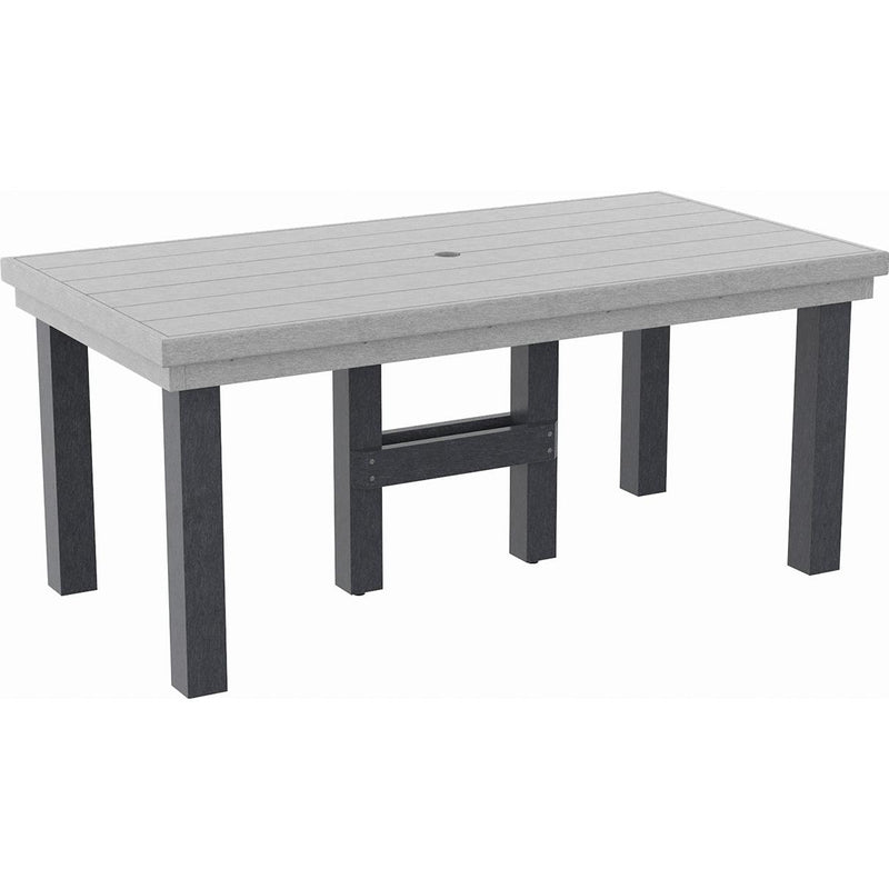 C.R. Plastic Products Napa T302-18-19 72" Dining Table - Light Grey/Slate Grey IMAGE 1