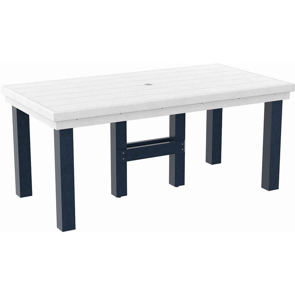  C.R. Plastic Products Napa T302-20-02 72" Dining Table - Navy/White IMAGE 1