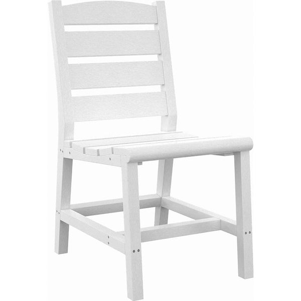  C.R. Plastic Products Napa C321-02 Dining Side Chair - White IMAGE 1