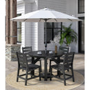  C.R. Plastic Products Napa C321-14 Dining Side Chair - Black IMAGE 2