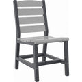 C.R. Plastic Products Napa C321-18-19 Dining Side Chair - Light Grey/Slate Grey IMAGE 1