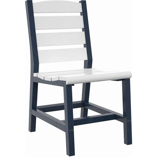 C.R. Plastic Products Napa C321-20-02 Dining Side Chair - Navy/White IMAGE 1