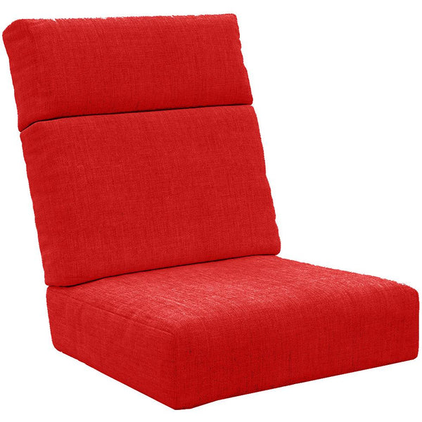  C.R. Plastic Products DSH21 Deep Seating Cushion - Canvas Jockey Red IMAGE 1