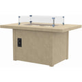  C.R. Plastic Products FT01-07 48" Rectangular Fire Table - Beige IMAGE 1