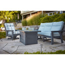  C.R. Plastic Products FT01-18 48" Rectangular Fire Table - Slate Grey IMAGE 2