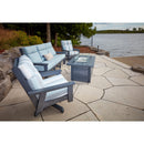  C.R. Plastic Products FT01-18 48" Rectangular Fire Table - Slate Grey IMAGE 4