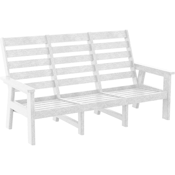  C.R. Plastic Products Charleston DSF293-02 High Back Sofa - White IMAGE 1