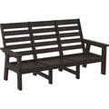  C.R. Plastic Products Charleston DSF293-16 High Back Sofa - Chocolate IMAGE 1