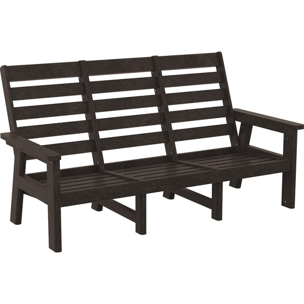  C.R. Plastic Products Charleston DSF293-16 High Back Sofa - Chocolate IMAGE 1