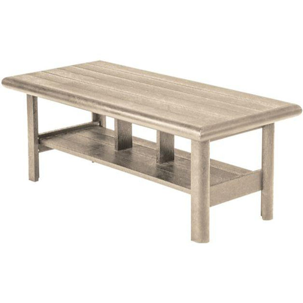  C.R. Plastic Products Stratford DST267-07 49" Coffee Table - Beige IMAGE 1