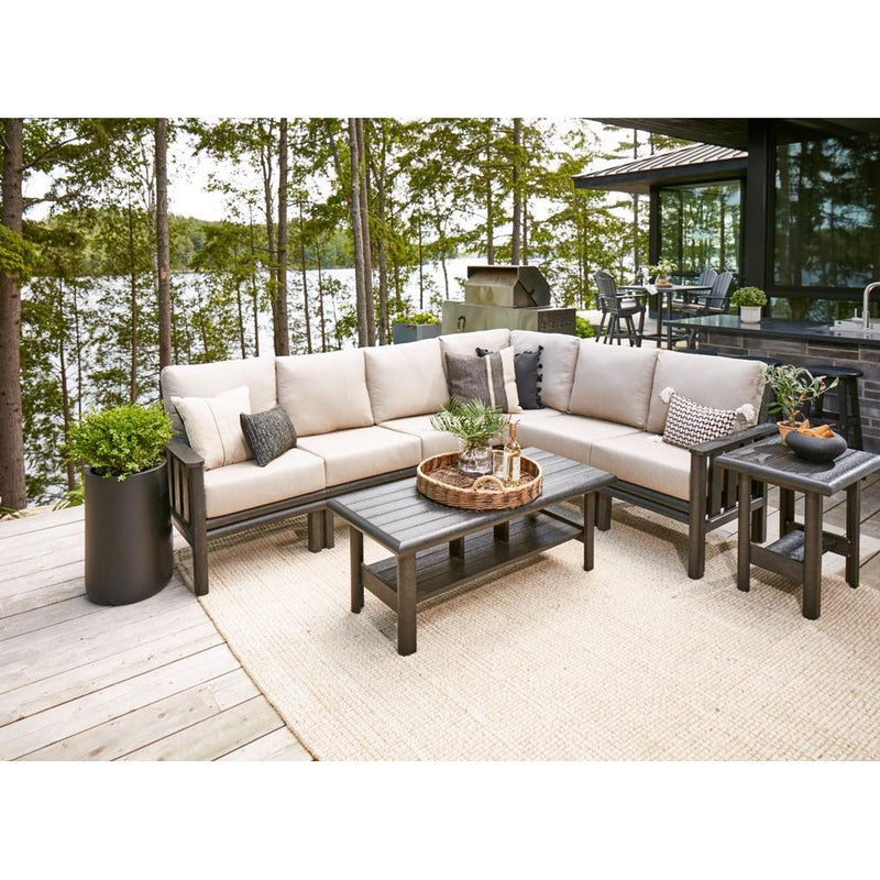  C.R. Plastic Products Stratford DST267-14 49" Coffee Table - Black IMAGE 3