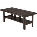  C.R. Plastic Products Stratford DST267-16 49" Coffee Table - Chocolate IMAGE 1