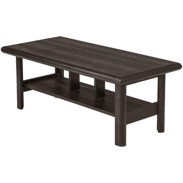  C.R. Plastic Products Stratford DST267-16 49" Coffee Table - Chocolate IMAGE 1