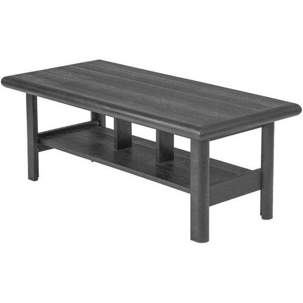  C.R. Plastic Products Stratford DST267-18 49" Coffee Table - Slate Grey IMAGE 1