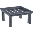  C.R. Plastic Products Stratford DSO272-018 Large Ottoman Frame - Slate Grey IMAGE 1