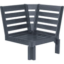  C.R. Plastic Products Stratford DSF266-18 Sectional Corner Piece - Slate Grey IMAGE 1