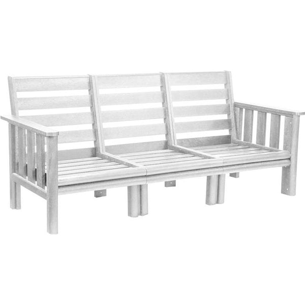  C.R. Plastic Products Stratford DSF263-02 Sofa Frame - White IMAGE 1
