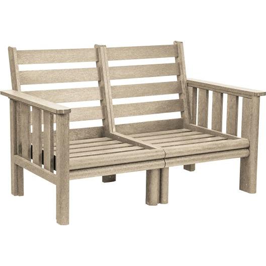  C.R. Plastic Products Stratford DSF262-07 Loveseat Frame - Beige IMAGE 1