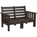  C.R. Plastic Products Stratford DSF262-16 Loveseat Frame - Chocolate IMAGE 1