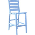  C.R. Plastic Products Napa C311-12 Pub Side Chair - Sky Blue IMAGE 1