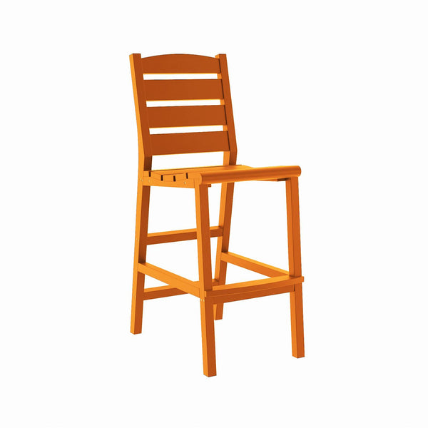  C.R. Plastic Products Napa C311-13 Pub Side Chair - Orange IMAGE 1