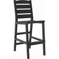  C.R. Plastic Products Napa C311-14 Pub Side Chair - Black IMAGE 1