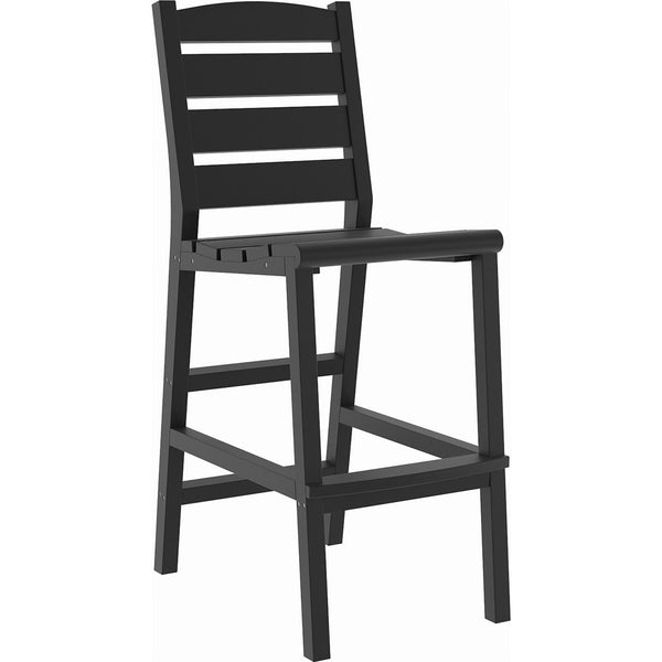  C.R. Plastic Products Napa C311-14 Pub Side Chair - Black IMAGE 1