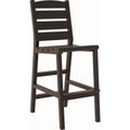  C.R. Plastic Products Napa C311-16 Pub Side Chair - Chocolate IMAGE 1