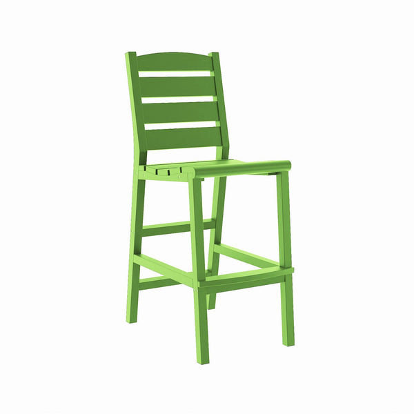  C.R. Plastic Products Napa C311-17 Pub Side Chair - Kiwi Green IMAGE 1