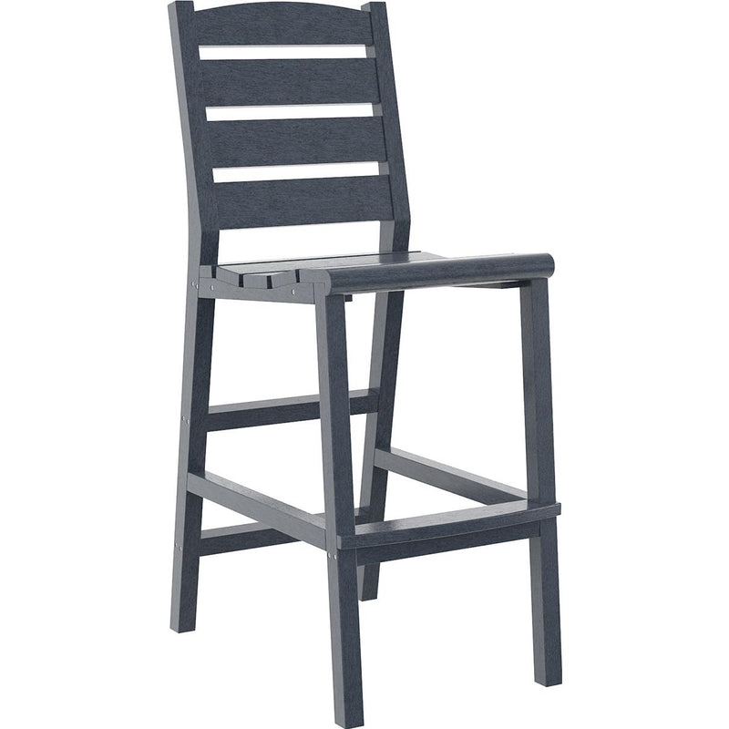  C.R. Plastic Products Napa C311-18 Pub Side Chair - Slate Grey IMAGE 1