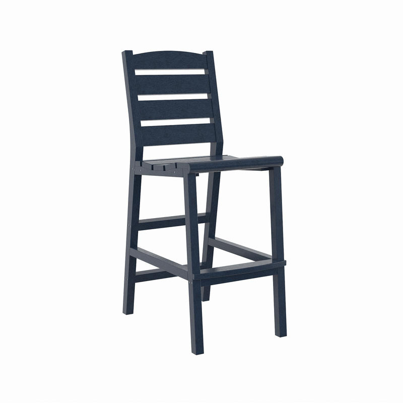  C.R. Plastic Products Napa C311-20 Pub Side Chair - Navy IMAGE 1