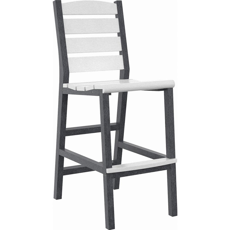  C.R. Plastic Products Napa C311-18-02 Pub Side Chair - Grey/White IMAGE 1