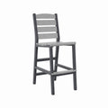  C.R. Plastic Products Napa C311-18-19 Pub Side Chair - Light Grey/Slate Grey IMAGE 1