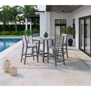  C.R. Plastic Products Napa C311-18-19 Pub Side Chair - Light Grey/Slate Grey IMAGE 2