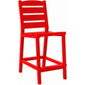  C.R. Plastic Products Napa C311C-01 Counter Side Chair - Red IMAGE 1