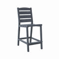  C.R. Plastic Products Napa C311C-18 Counter Side Chair - Slate Grey IMAGE 1
