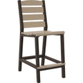  C.R. Plastic Products Napa C311C-16-07 Counter Side Chair - Beige/Chocolate IMAGE 1