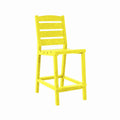  C.R. Plastic Products Napa C311C-04 Counter Side Chair - Yellow IMAGE 1