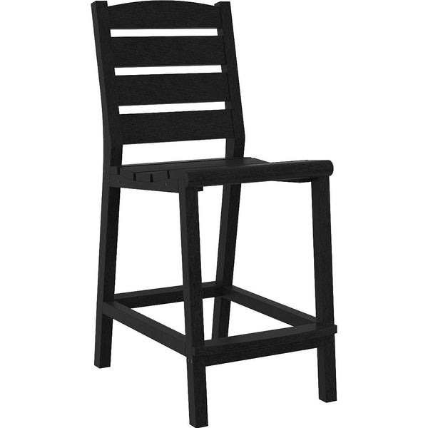  C.R. Plastic Products Napa C311C-14 Counter Side Chair - Black IMAGE 1