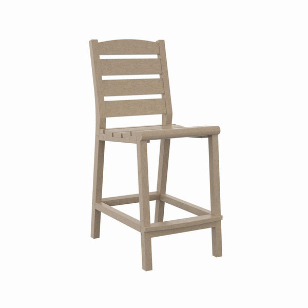  C.R. Plastic Products Napa C311C-07 Counter Side Chair - Beige IMAGE 1