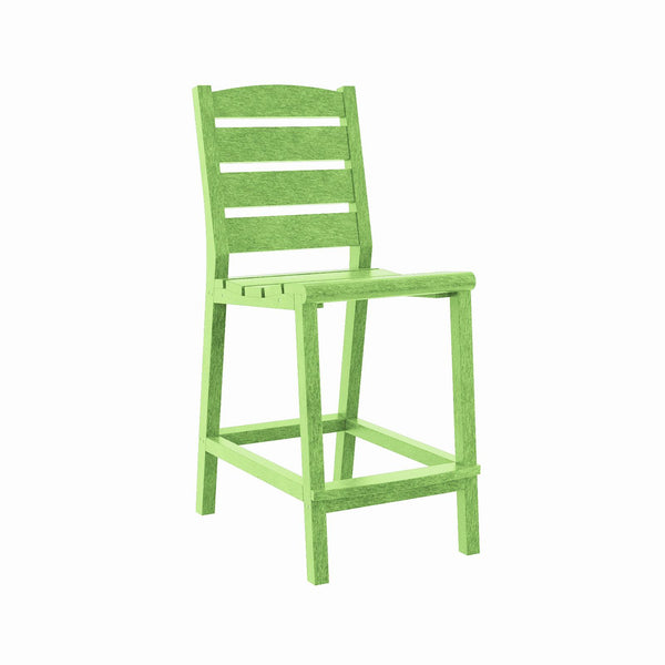  C.R. Plastic Products Napa C311C-17 Counter Side Chair - Kiwi Green IMAGE 1
