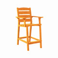  C.R. Plastic Products Napa C313C-13 Counter Arm Chair - Orange IMAGE 1