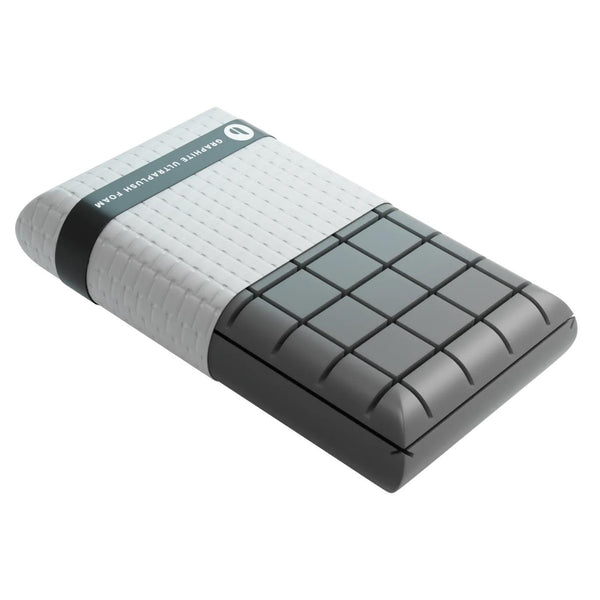  Blu Sleep Products Prestige Support+ Graphite Medium Profile Pillow - Side Sleepers (Queen) IMAGE 1