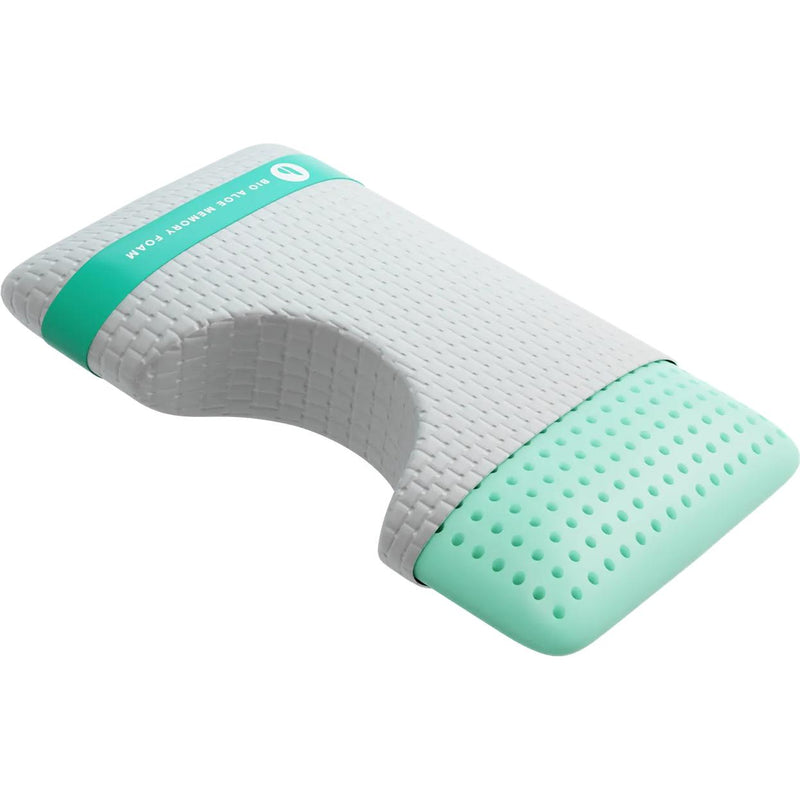  Blu Sleep Products Bio Aloe Memory Low Profile Pillow - Head/Neck (Standard) IMAGE 2