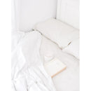  Blu Sleep Products Bamboo Bed Sheet Set - White (Twin XL) IMAGE 3