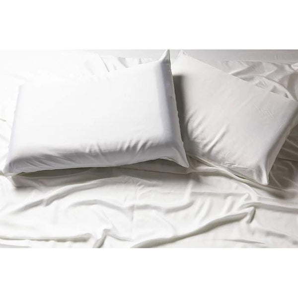  Blu Sleep Products Bamboo Bed Sheet Set - White (Queen) IMAGE 1