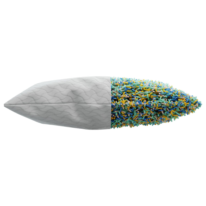  Blu Sleep Products Ghetti High Profile Pillow (Queen) IMAGE 2