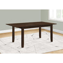  Monarch I 1331 Dining Table - Espresso Veneer 42"X 78"/ 18" Extension IMAGE 2