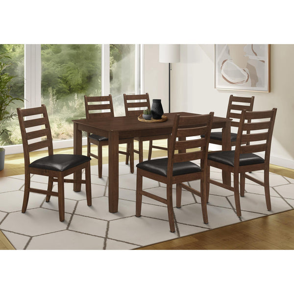  Monarch I 1370 Dining Table - Brown Veneer 36"X 60" IMAGE 1